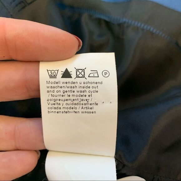 AIRFIELD black blue striped blazer jacket Sz 6 - Picture 6 of 8